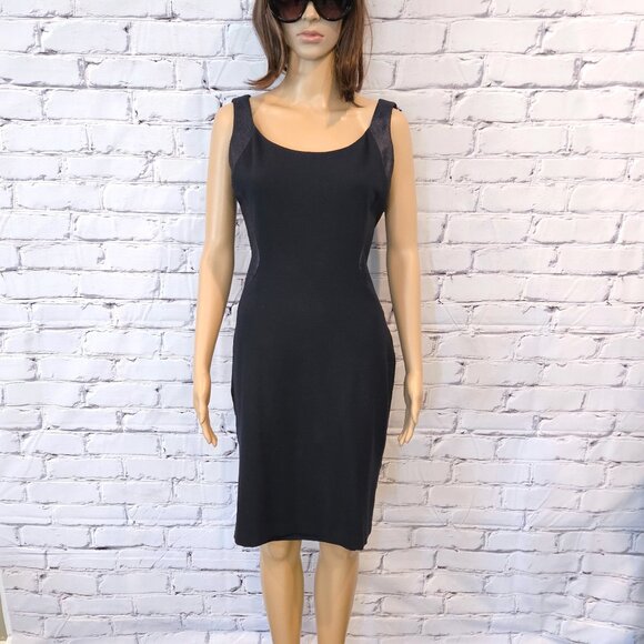Designer!! ELIE TAHARI - Stunning Midnight blue sleeveless dress - Picture 3 of 9